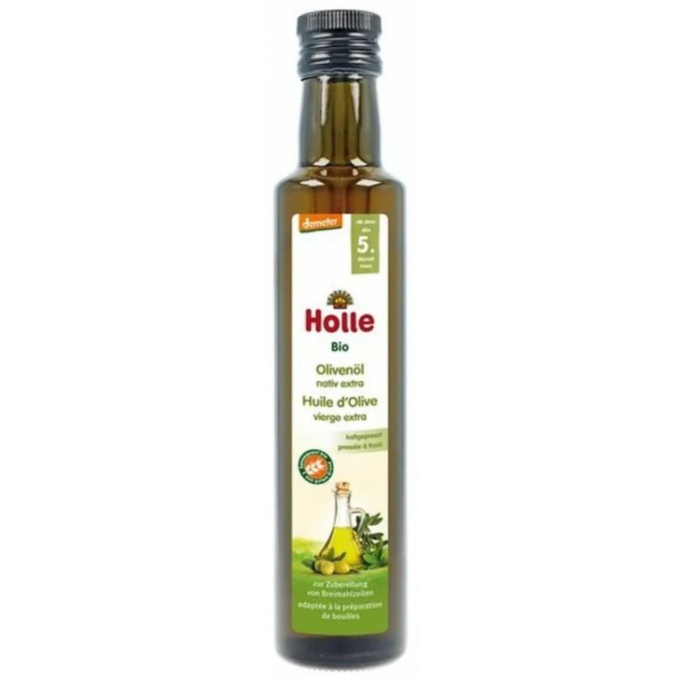 OLIWA Z OLIWEK EXTRA VIRGIN OD 5 MIESIĄCA DEMETER BIO 250 ml - HOLLE