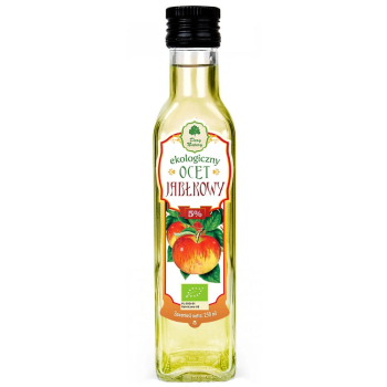 OCET JABŁKOWY 5 % NIEFILTROWANY BIO 250 ml - DARY NATURY