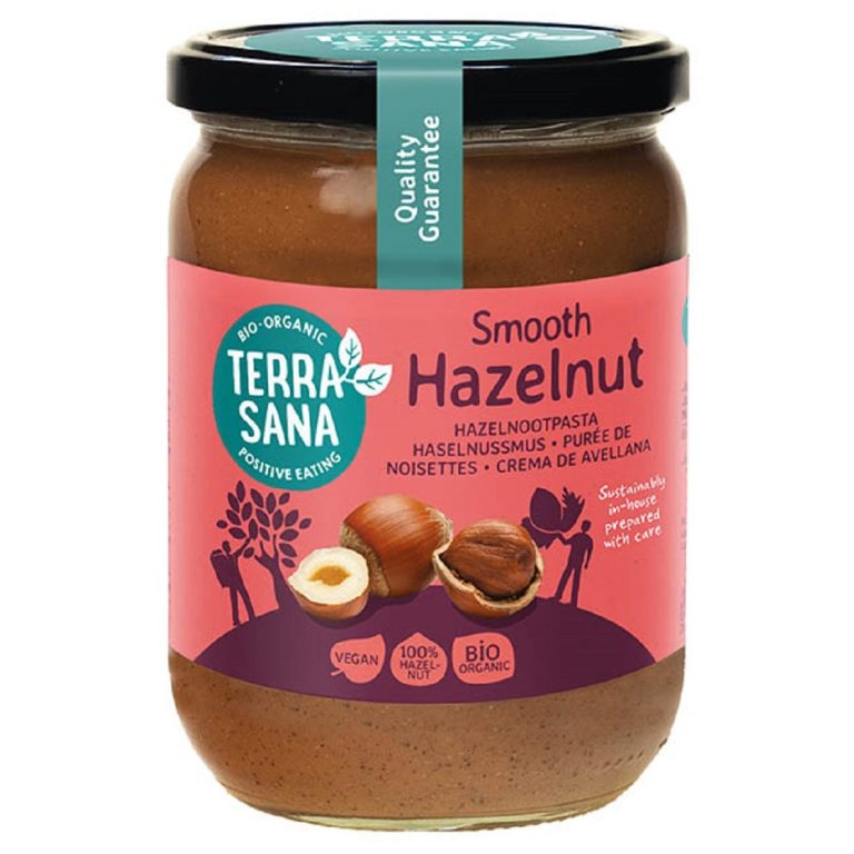 KREM Z PRAŻONYCH ORZECHÓW LASKOWYCH BIO 500 g - TERRASANA