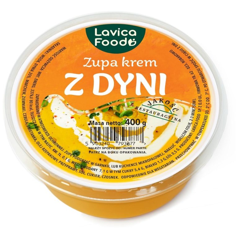 ZUPA KREM Z DYNI 400 g - LAVICA FOOD (PRODUKT SEZONOWY)