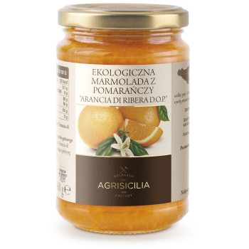 MARMOLADA Z POMARAŃCZY SYCYLIJSKICH BIO 360 g - AGRISICILIA