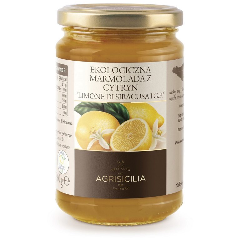 MARMOLADA Z CYTRYN SYCYLIJSKICH BIO 360 g - AGRISICILIA