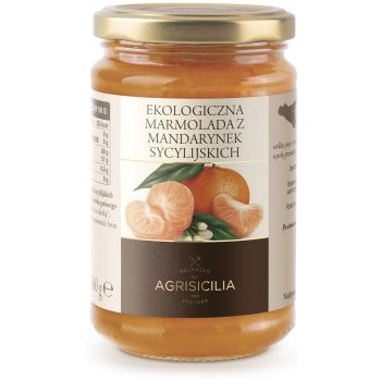 MARMOLADA Z MANDARYNEK SYCYLIJSKICH BIO 360 g - AGRISICILIA
