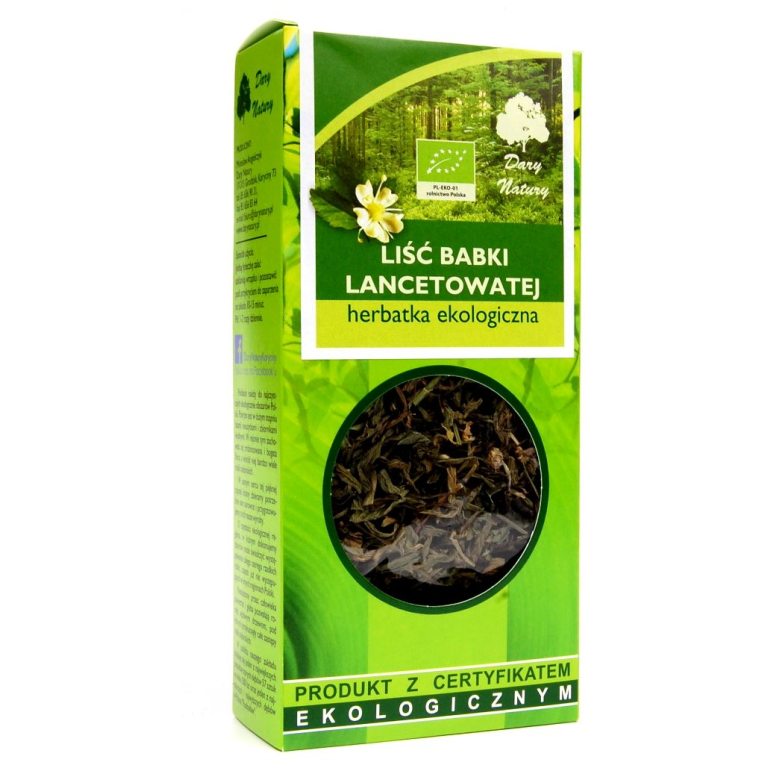 HERBATKA LIŚĆ BABKI LANCETOWATEJ BIO 25 g - DARY NATURY
