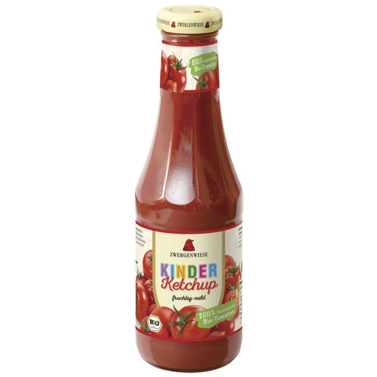 KETCHUP DLA DZIECI BEZGLUTENOWY BIO 500 ml - ZWERGENWIESE