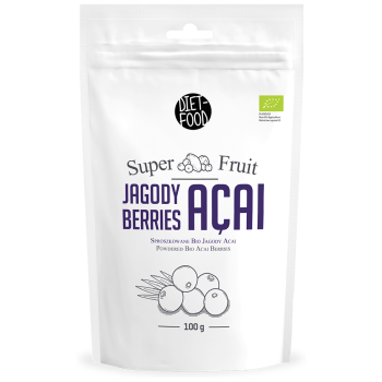JAGODY ACAI SPROSZKOWANE BIO 100 g - DIET-FOOD