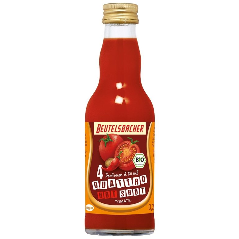 SHOT POMIDOROWY PIKANTNY BIO 200 ml - BEUTELSBACHER