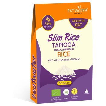 MAKARON (Z TAPIOKI I KONJAC) W KSZTAŁCIE RYŻU BEZGLUTENOWY BIO 200 g - SLIM (EAT WATER)