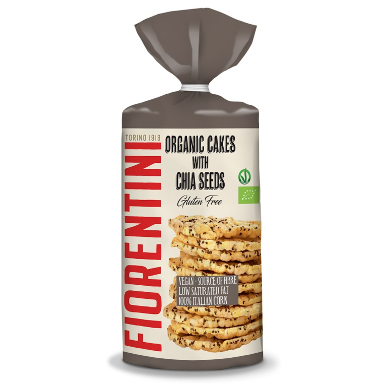 WAFLE KUKURYDZIANE Z CHIA BEZGLUTENOWE BIO 120 g - FIORENTINI