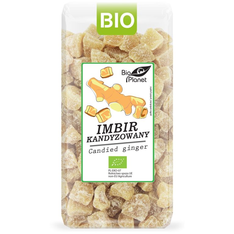 IMBIR KANDYZOWANY BIO 400 g - BIO PLANET