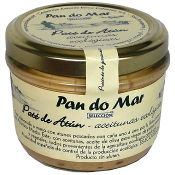 PASTA Z TUŃCZYKA I BIO OLIWKAMI BEZGLUTENOWA 125 g (SŁOIK) - PAN DO MAR