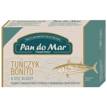 TUŃCZYK BONITO W SOSIE WŁASNYM 120 g (90 g) - PAN DO MAR