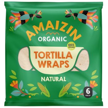TORTILLA WRAPS BIO (6 szt.) 240 g - AMAIZIN