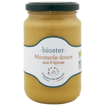 MUSZTARDA Z 6 PRZYPRAWAMI BIO 350 g - BIOSTER