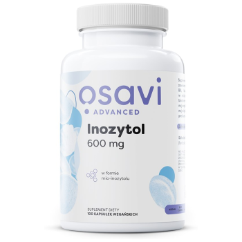 INOZYTOL (600 mg) BEZGLUTENOWY 100 KAPSUŁEK - OSAVI