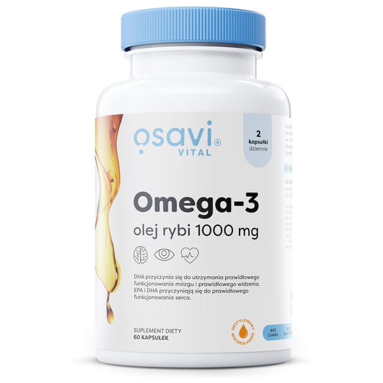 OMEGA-3 BEZGLUTENOWA 60 KAPSUŁEK - OSAVI