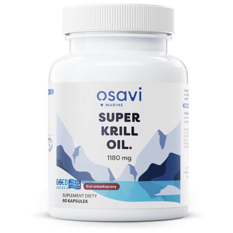 KRYL OMEGA-3 BEZGLUTENOWY 60 KAPSUŁEK - OSAVI
