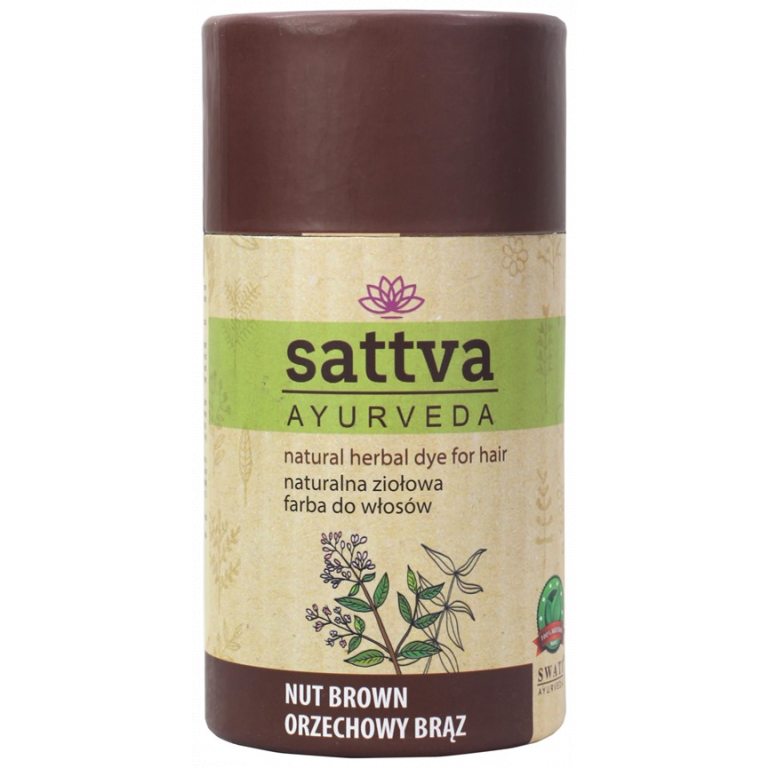 HENNA ORZECHOWY BRĄZ ECO 150 g - SATTVA (AYURVEDA)