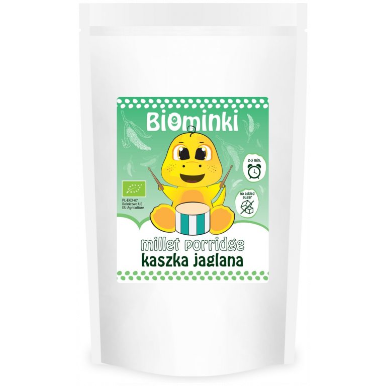 KASZKA JAGLANA BEZ DODATKU CUKRÓW BIO 200 g - BIOMINKI