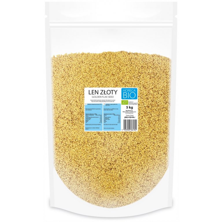 LEN ZŁOTY BIO 5 kg - HORECA (BIO PLANET)