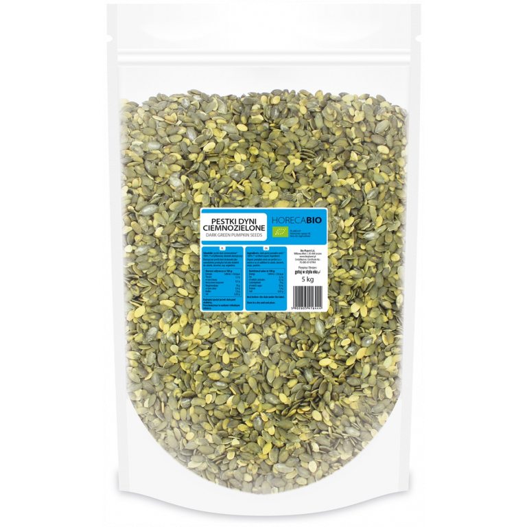 PESTKI DYNI CIEMNOZIELONE BIO 5 kg - HORECA (BIO PLANET)