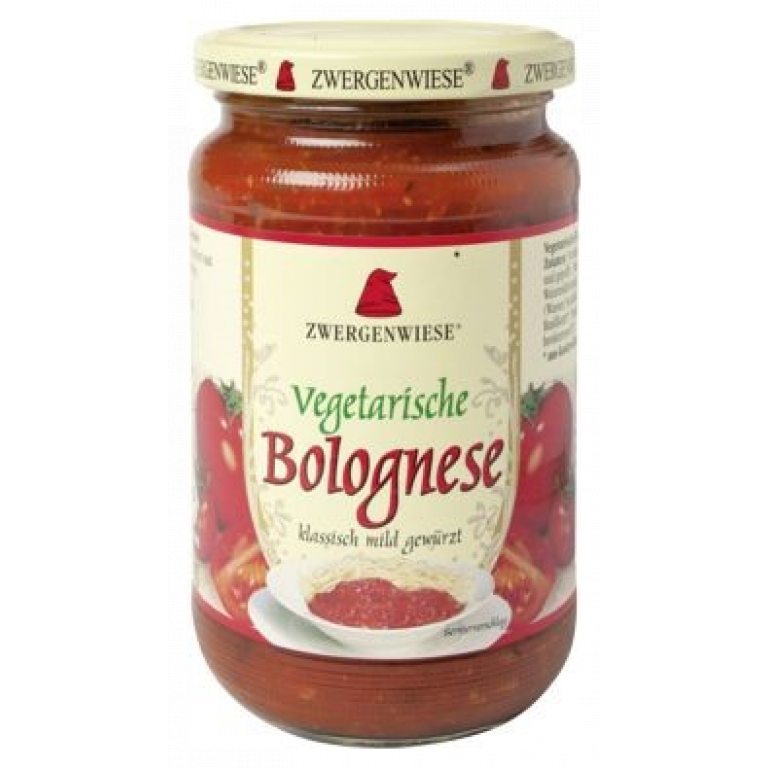 SOS BOLOGNESE WEGAŃSKI BEZGLUTENOWY BIO 340 ml - ZWERGENWIESE