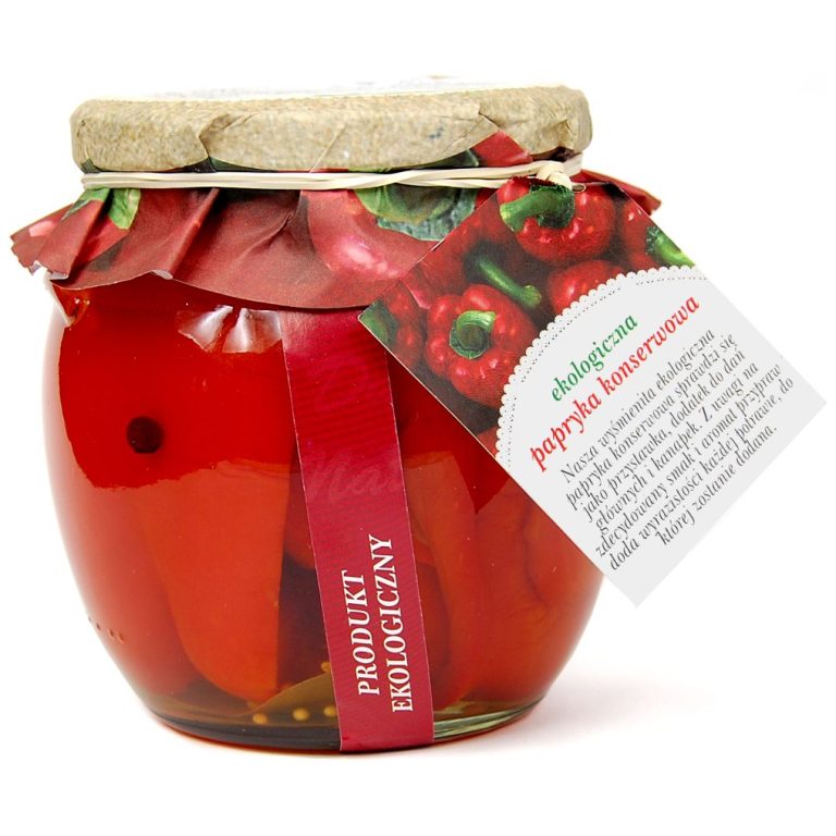 PAPRYKA KONSERWOWA BIO 490 g (230 g) - DARY NATURY
