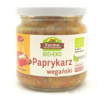 PAPRYKARZ WEGAŃSKI BEZGLUTENOWY BIO 160 g - FARMA ŚWIĘTOKRZYSKA