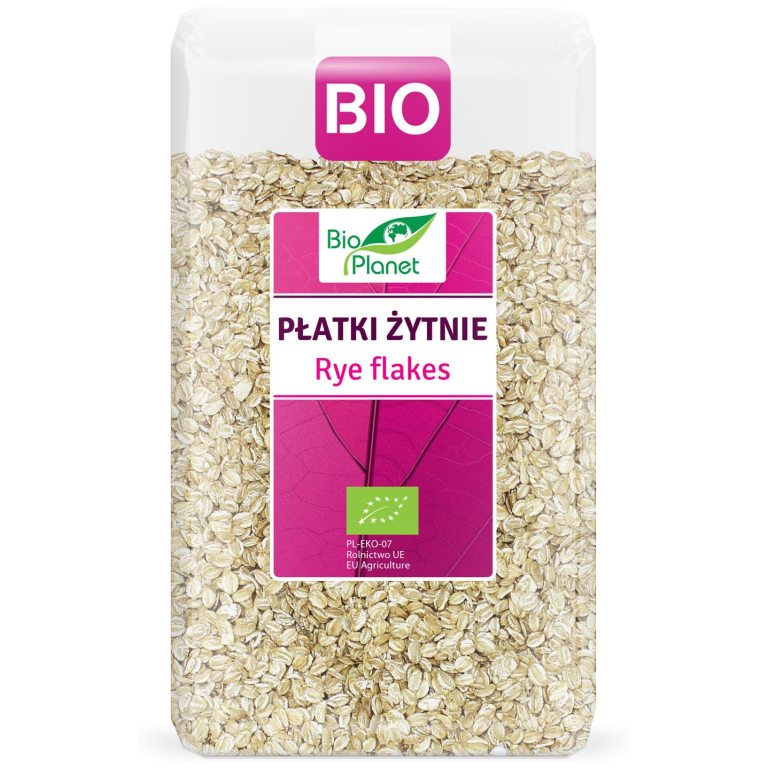 PŁATKI ŻYTNIE BIO 600 g - BIO PLANET
