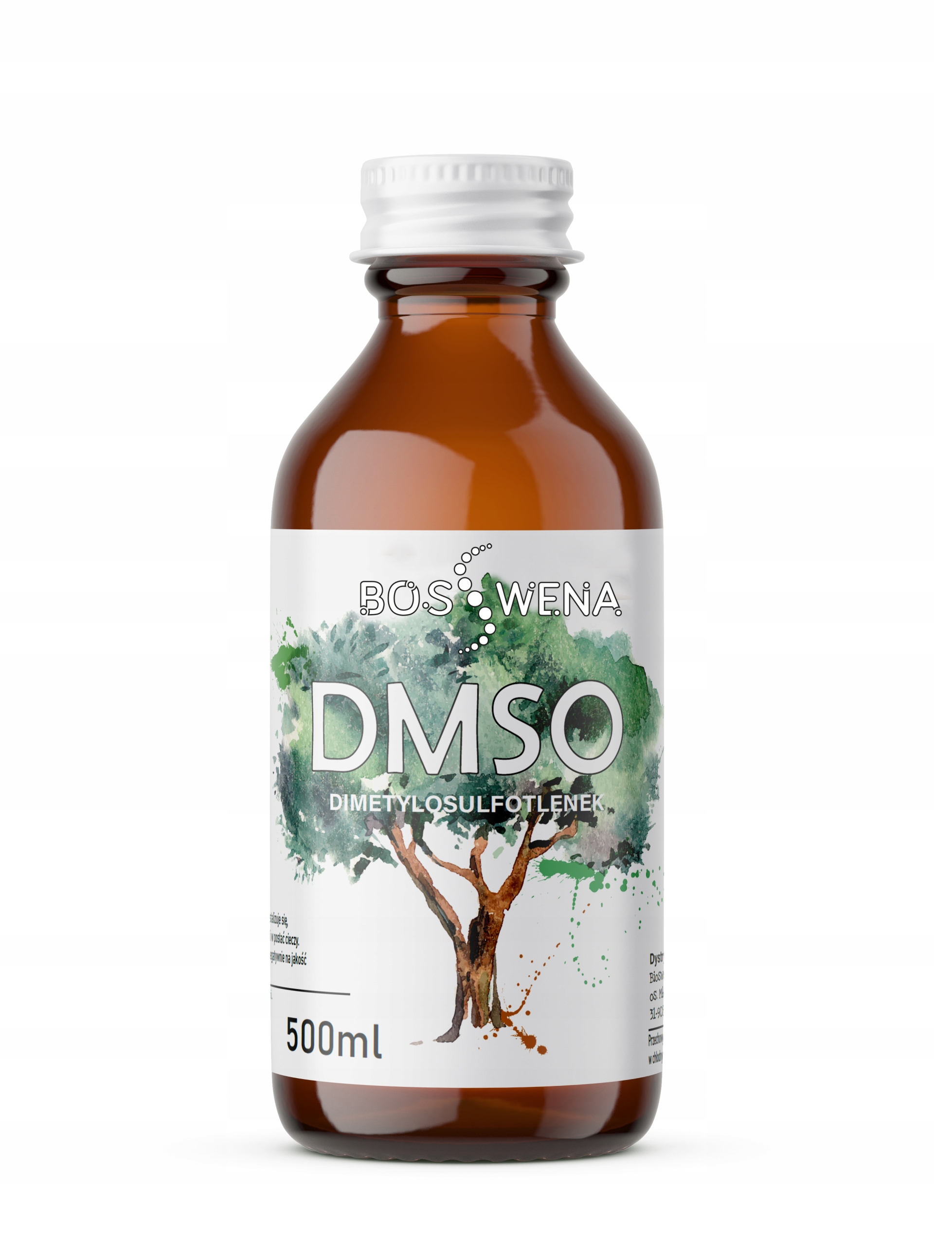 DMSO Dimetylosulfotlenek CZYSTY 500ml BIOSWENA