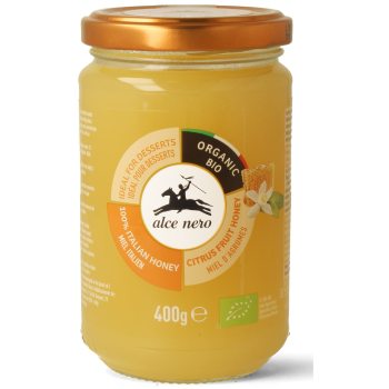 MIÓD Z KWIATÓW CYTRUSOWYCH BIO 400 g - ALCE NERO