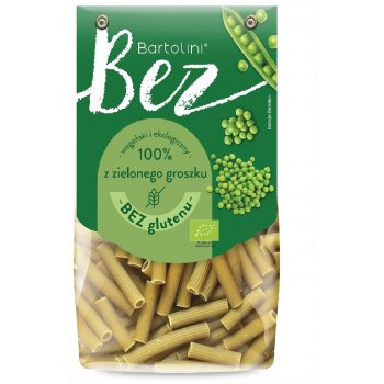 MAKARON PROTEINOWY (Z GROSZKU ZIELONEGO) RURKA BEZGLUTENOWY BIO 250 g - BARTOLINI