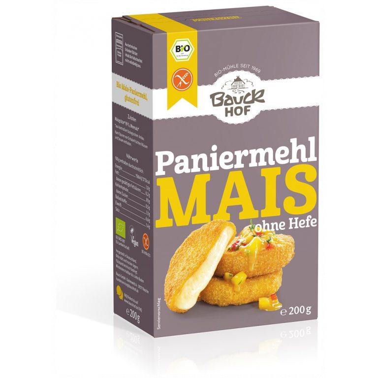 PANIERKA KUKURYDZIANA BEZGLUTENOWA BIO 200 g - BAUCK HOF