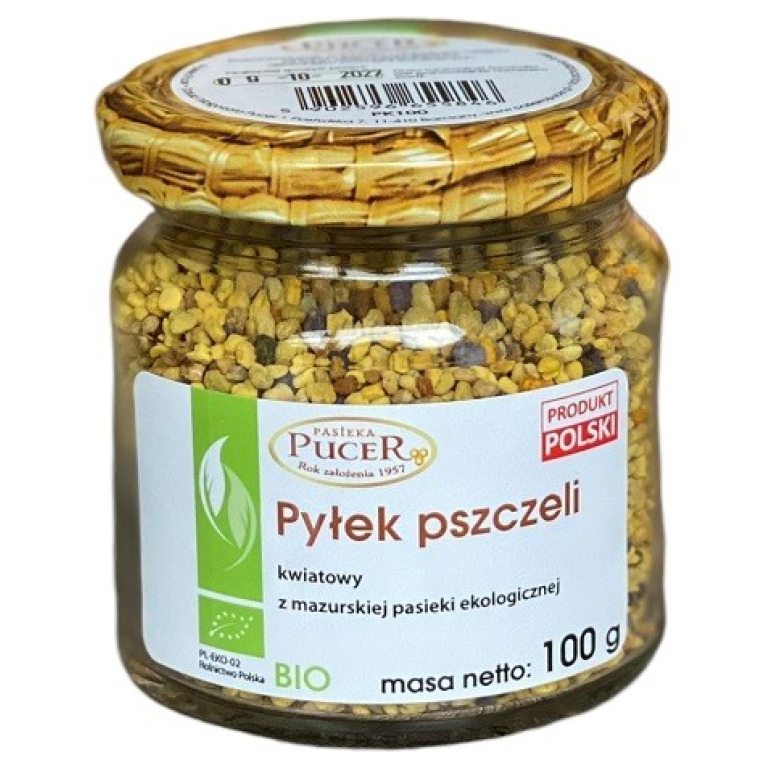 PYŁEK KWIATOWY (PSZCZELI) BIO 100 g - PASIEKA PUCER