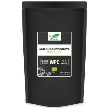 BIAŁKO SERWATKOWE NATURALNE (WPC 77) BIO 500 g - BIO PLANET