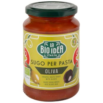 SOS POMIDOROWY Z OLIWKAMI BIO 340 g - LA BIO IDEA