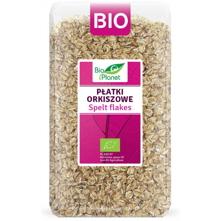 PŁATKI ORKISZOWE BIO 600 g - BIO PLANET