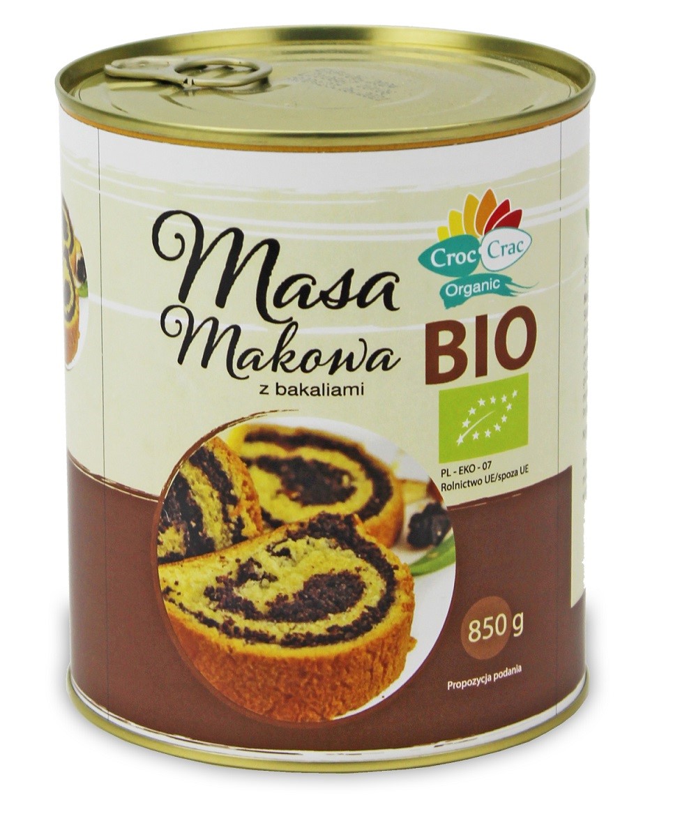 MASA MAKOWA Z BAKALIAMI BIO 850 g  - CROC-CRAC (BIOVERI)