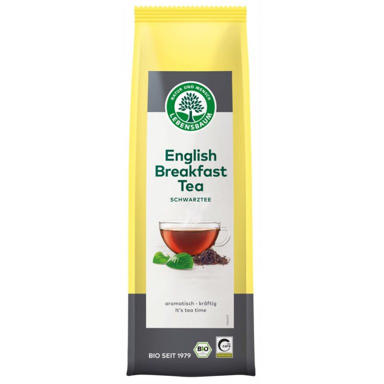 HERBATA CZARNA ENGLISH BREAKFAST LIŚCIASTA BIO 100 g - LEBENSBAUM