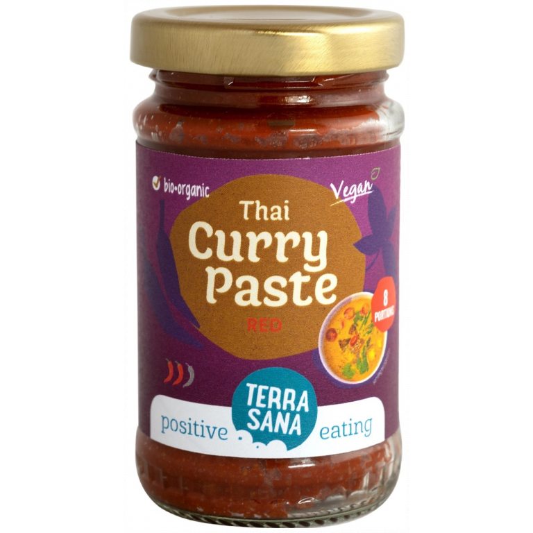 PASTA TAJSKA CZERWONE CURRY BIO 120 g - TERRASANA