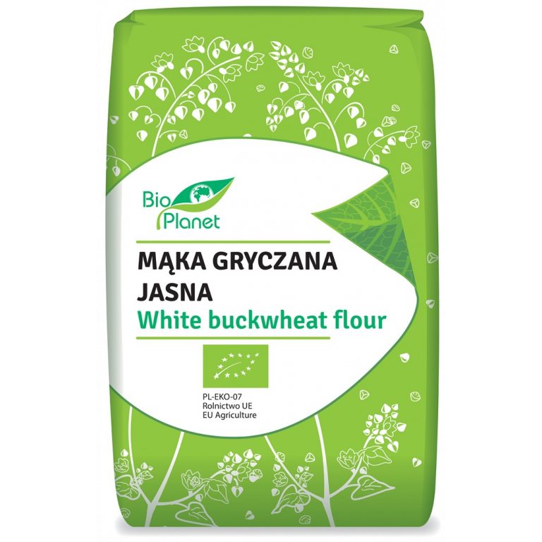 MĄKA GRYCZANA JASNA BIO 500 g - BIO PLANET