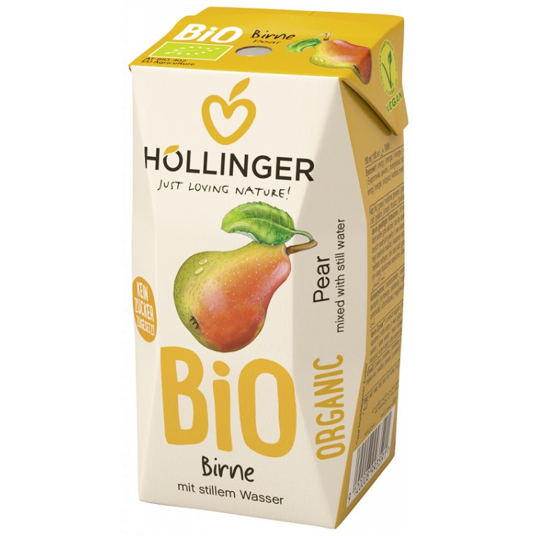 NEKTAR GRUSZKOWY BEZ DODATKU CUKRÓW BIO 200 ml - HOLLINGER