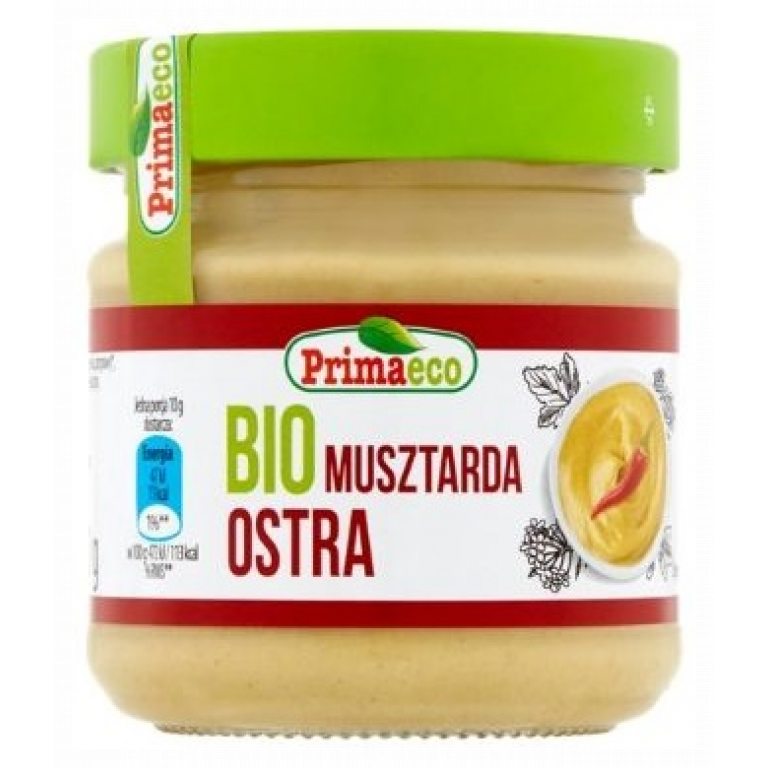 MUSZTARDA OSTRA BIO 170 g - PRIMAVIKA (PRIMAECO)