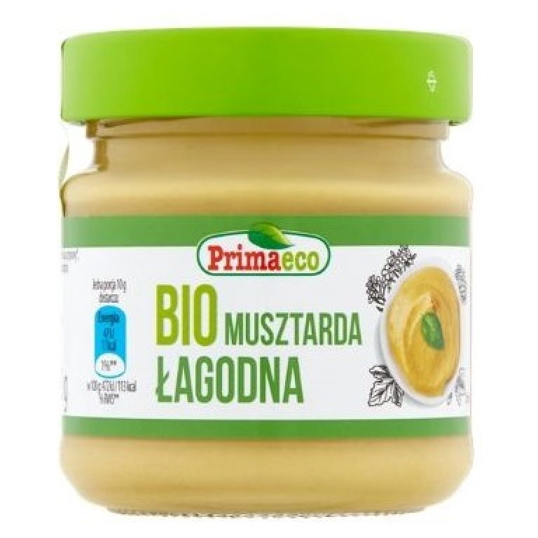 MUSZTARDA ŁAGODNA BIO 170 g - PRIMAVIKA (PRIMAECO)