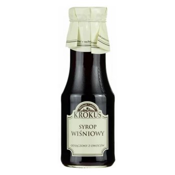 SYROP WIŚNIOWY BEZGLUTENOWY 355 g (280 ml) - KROKUS