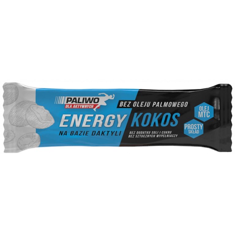 BATON ENERGY KOKOS + GUARANA 50 g - PALIWO DLA AKTYWNYCH