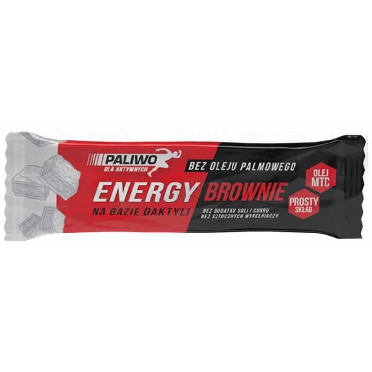 BATON ENERGY BROWNIE + KOFEINA 50 g - PALIWO DLA AKTYWNYCH