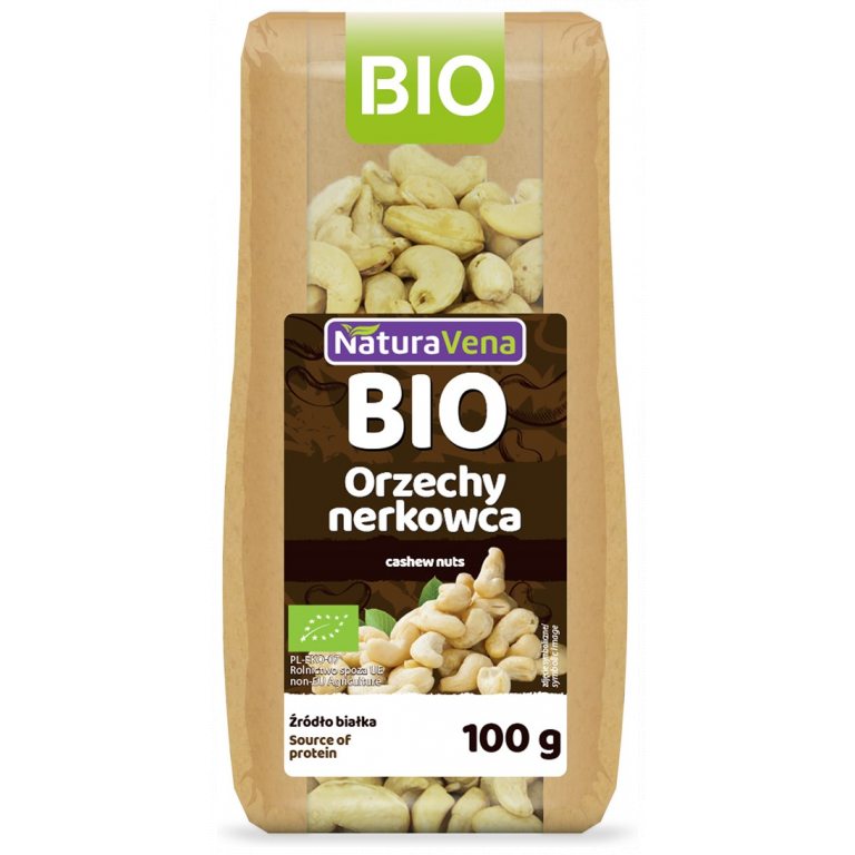 ORZECHY NERKOWCA BIO 100 g - NATURAVENA