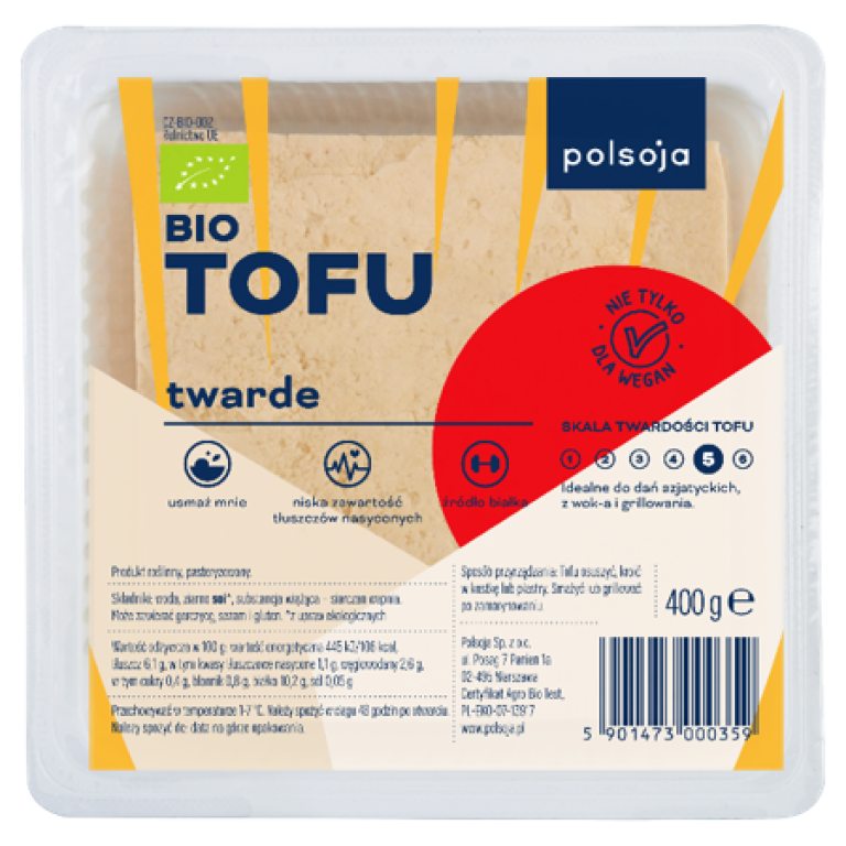 TOFU NATURALNE TWARDE BIO 400 g - WELL WELL