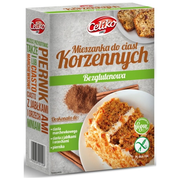 MIESZANKA DO WYPIEKU CIASTA KORZENNEGO BEZGLUTENOWA 300 g - CELIKO (PRODUKT SEZONOWY)